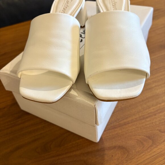 L’INTERVALLE Fortunata mule sandal heel white - Picture 6 of 12